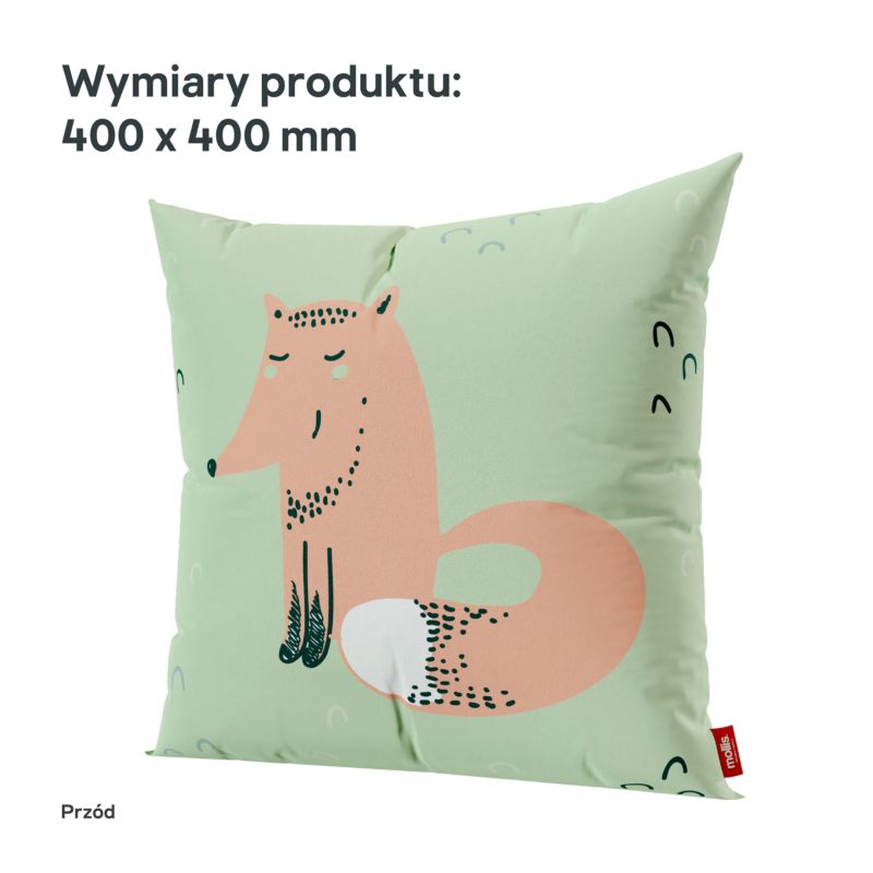 Stegu firkantet pude 40 x 40 cm Skov - 1 stk.