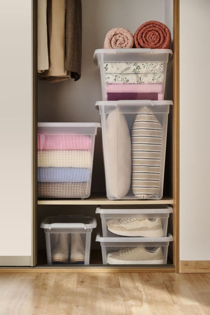 Beststore opbevaringsboks med låg 60 l