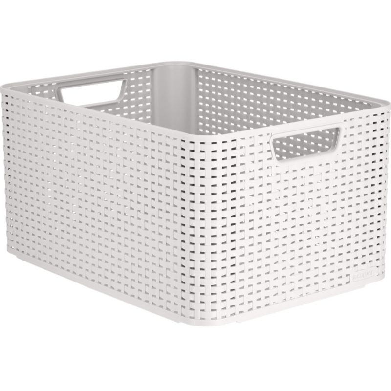 Opbevaringsbeholder 30L Curver Style, lys grå, 1 stk.