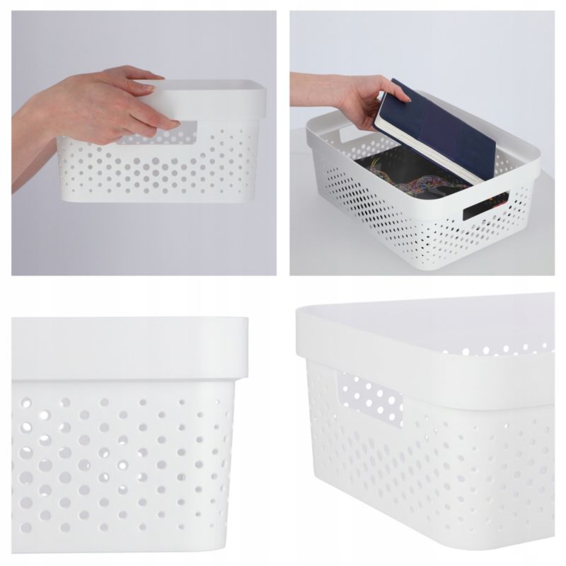 Curver Infinity opbevaringsboks 11L, hvid