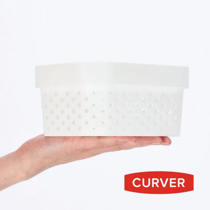 Curver Infinity Recycled opbevaringsboks 1,4 L, hvid