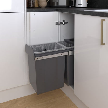 GoodHome Vigote 2-kammer affaldssorteringsbeholder 26 l