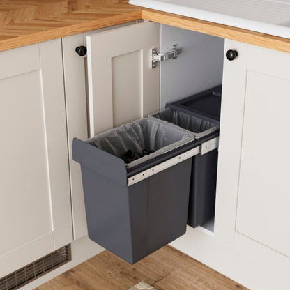 GoodHome Vigote 2-kammer affaldssorteringsbeholder 26 l