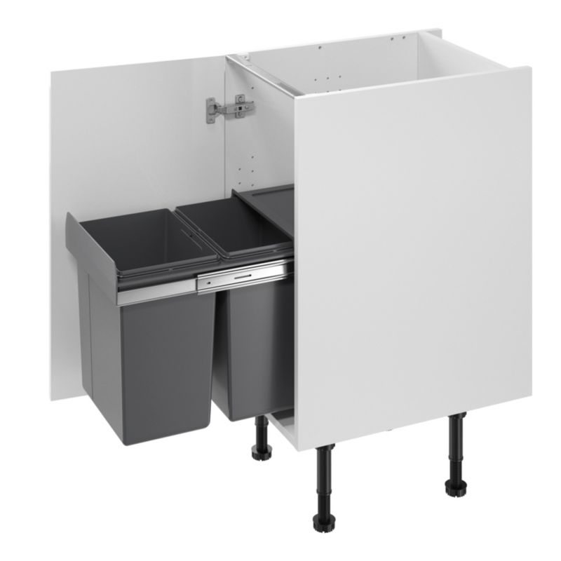 GoodHome Vigote 2-kammer affaldssorteringsbeholder 36 l