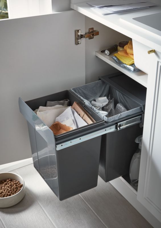 GoodHome Vigote 2-kammer affaldssorteringsbeholder 36 l