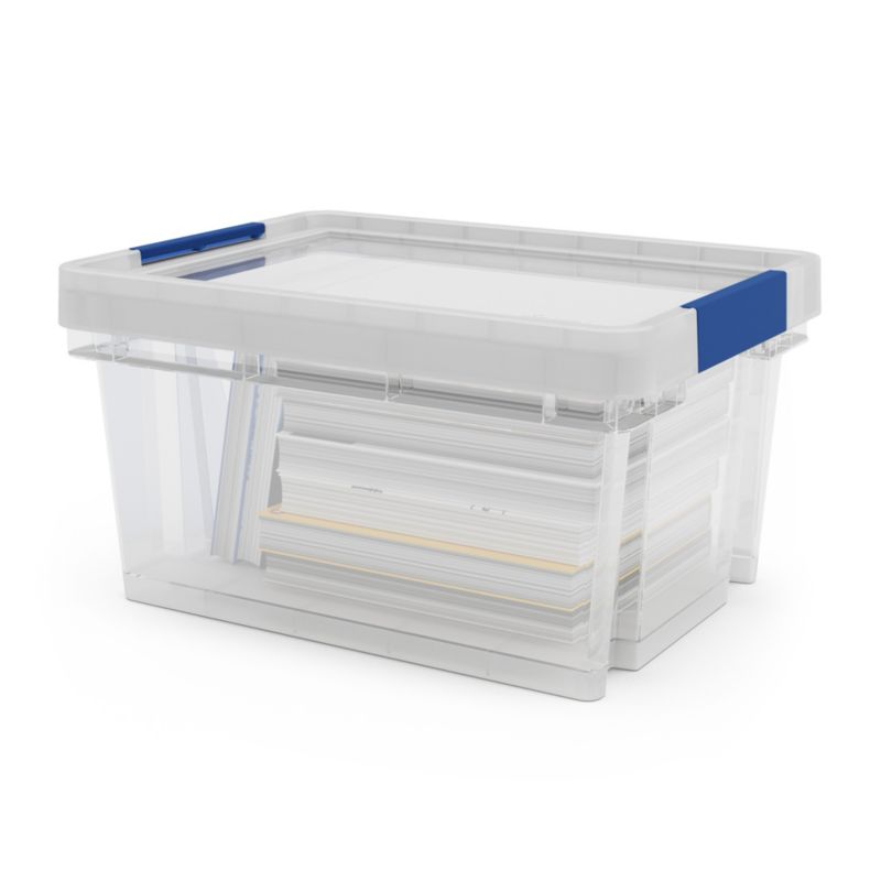 Form Xago 15 l opbevaringsboks i transparent design