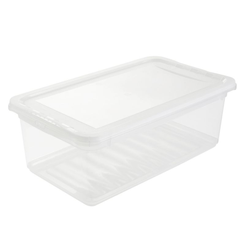 GoodHome Calan opbevaringsboks med låg 5,6 l