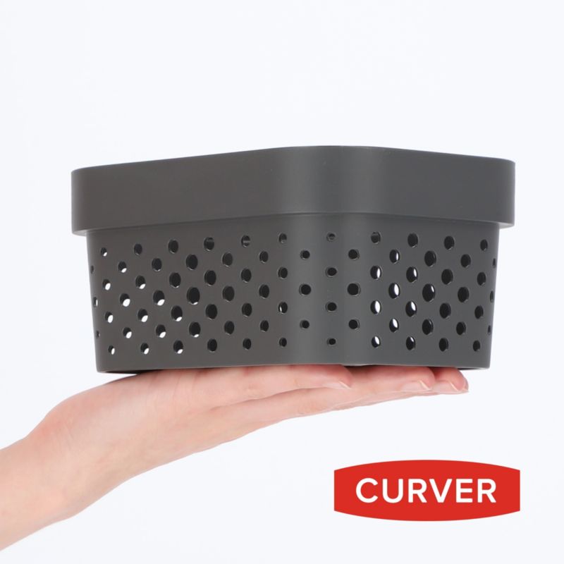 Infinity Recycled opbevaringsboks 1,4 L, mørkegrå