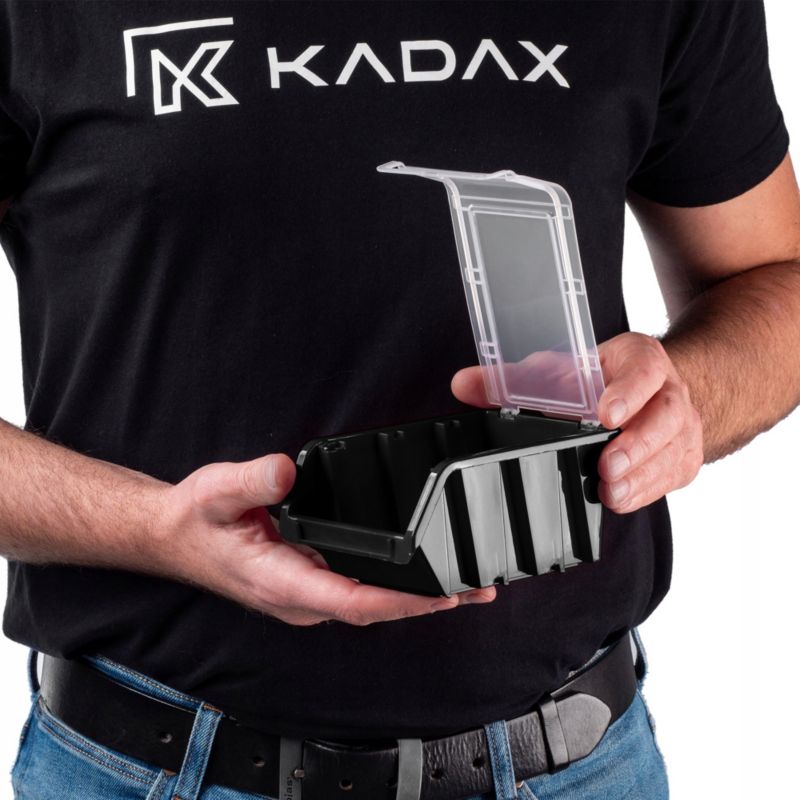 KADAX opbevaringsbakke med låg, organiseringsbakke 155x100 mm, 10 stk.