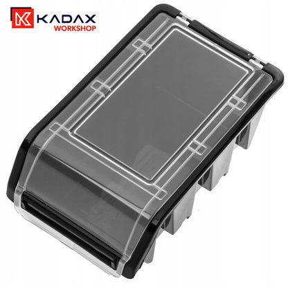 KADAX opbevaringsbakke med låg, organiseringsbakke 195x120x90 mm