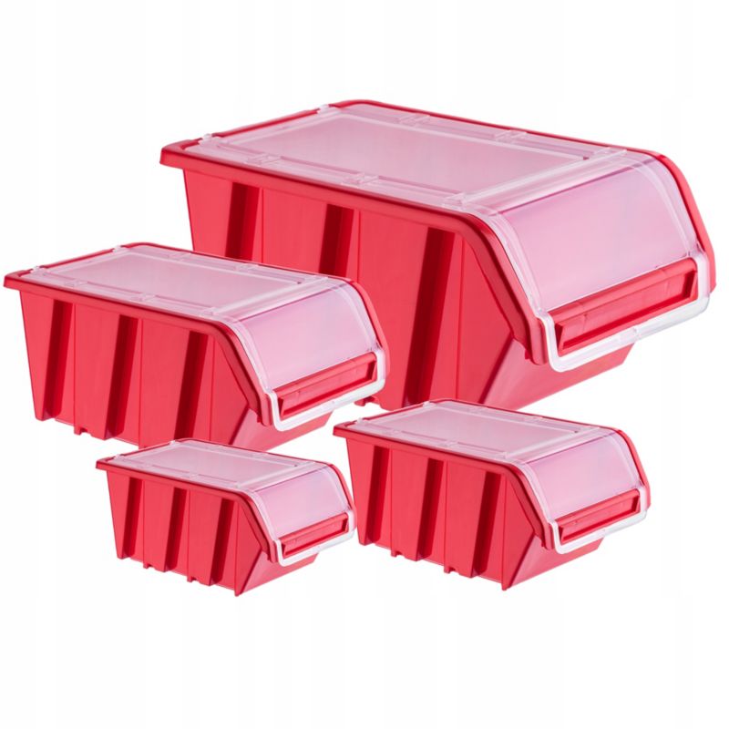 KADAX opbevaringsbakke med låg, organizer 195x120x90 mm