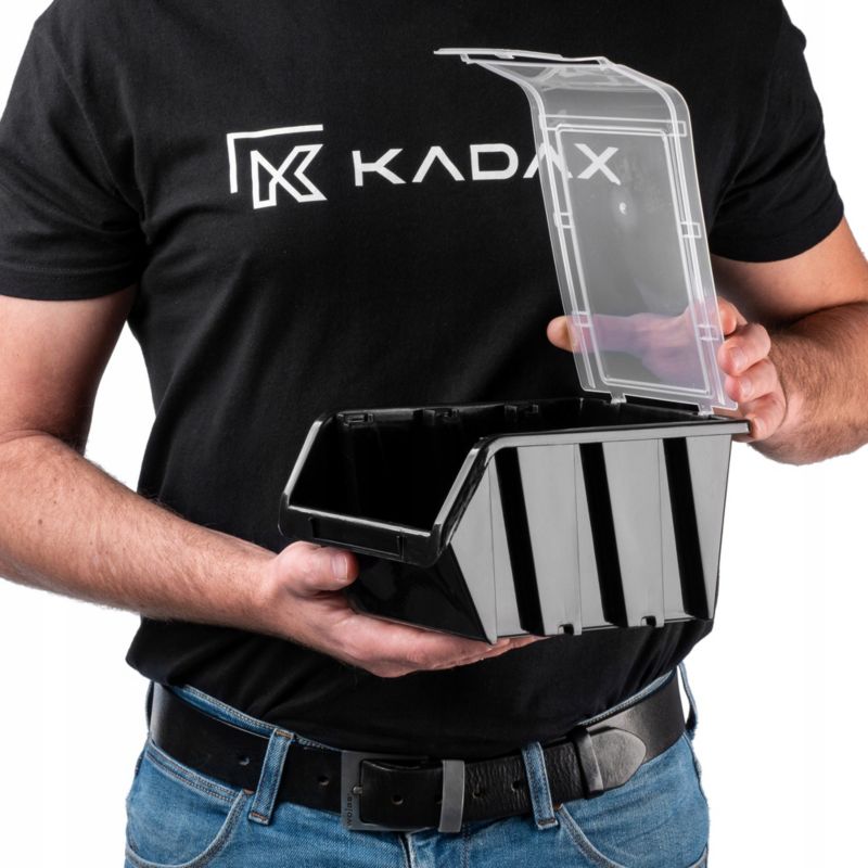 KADAX opbevaringsbakke med låg og organizer 230x160x120 mm