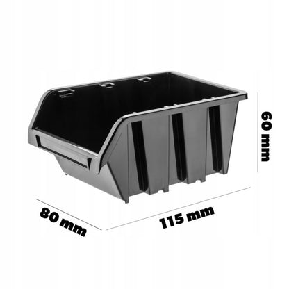 KADAX opbevaringsboks Viken værkstedsbakke 115x80 mm, pakke med 50