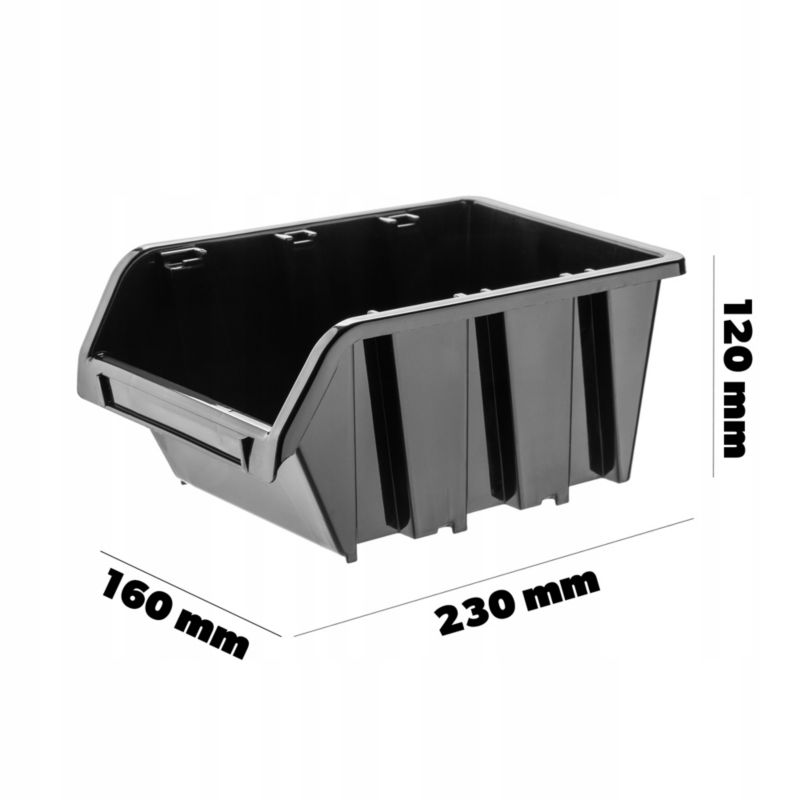 KADAX opbevaringsboks Viken værkstedsbakke 230x160 mm 50 stk