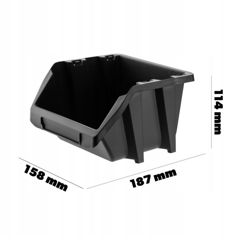 KADAX opbevaringsbakke til værksted 187x158 mm, 10 stk.