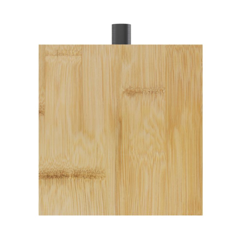 Bambusbeholder til Vatrondeller Sort 9,5 x 9,5 x 11,5 cm