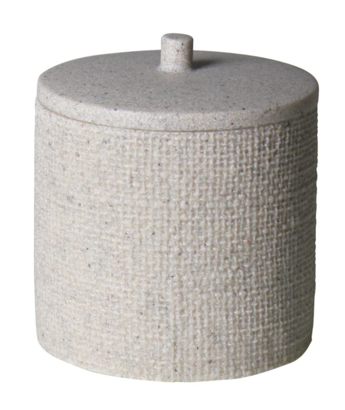 Pojemnik kosmetyczny Aria 8x8x11 cm Hvid Keramik
