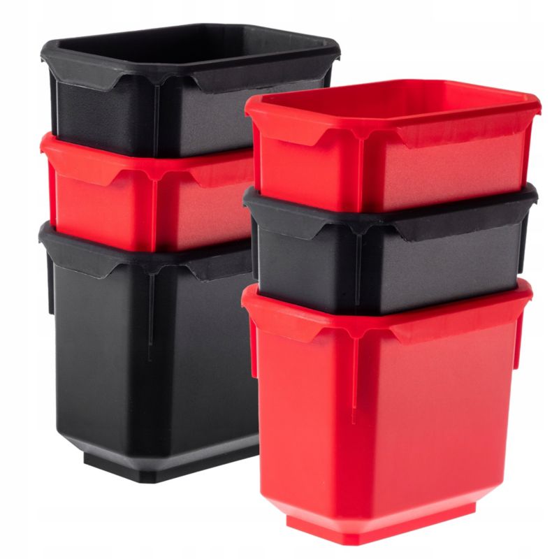 KADAX værkstedsorganisator sæt med 6 opbevaringsbeholdere