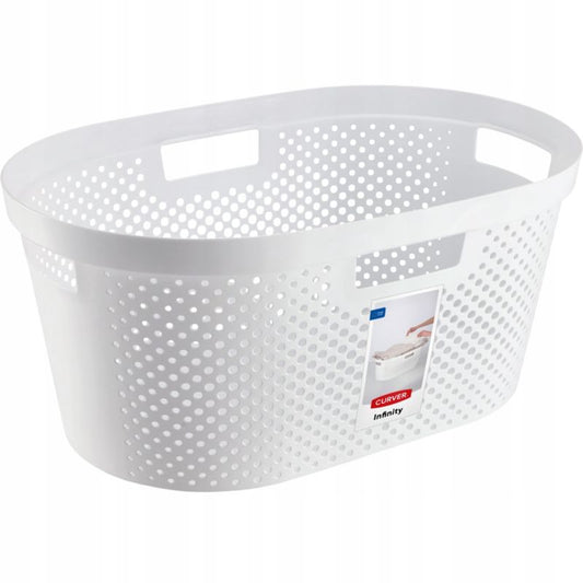 Curver Infinity vasketøjskurv 40L hvid