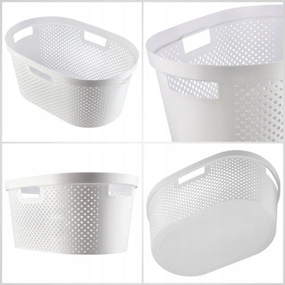 Curver Infinity vasketøjskurv 40L hvid