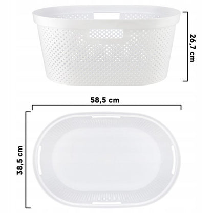 Curver Infinity vasketøjskurv 40L hvid