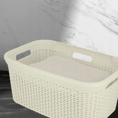 Curver Natural Style vasketøjskurv 45L i creme