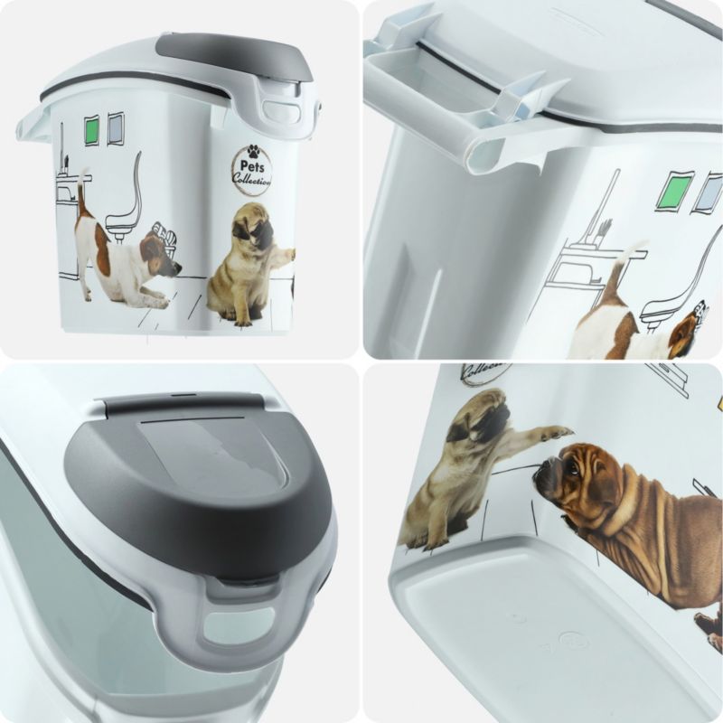 Curver Pet Life madbeholder til hund 15 L