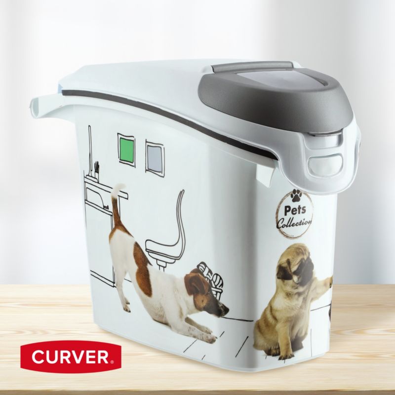 Curver Pet Life madbeholder til hund 15 L