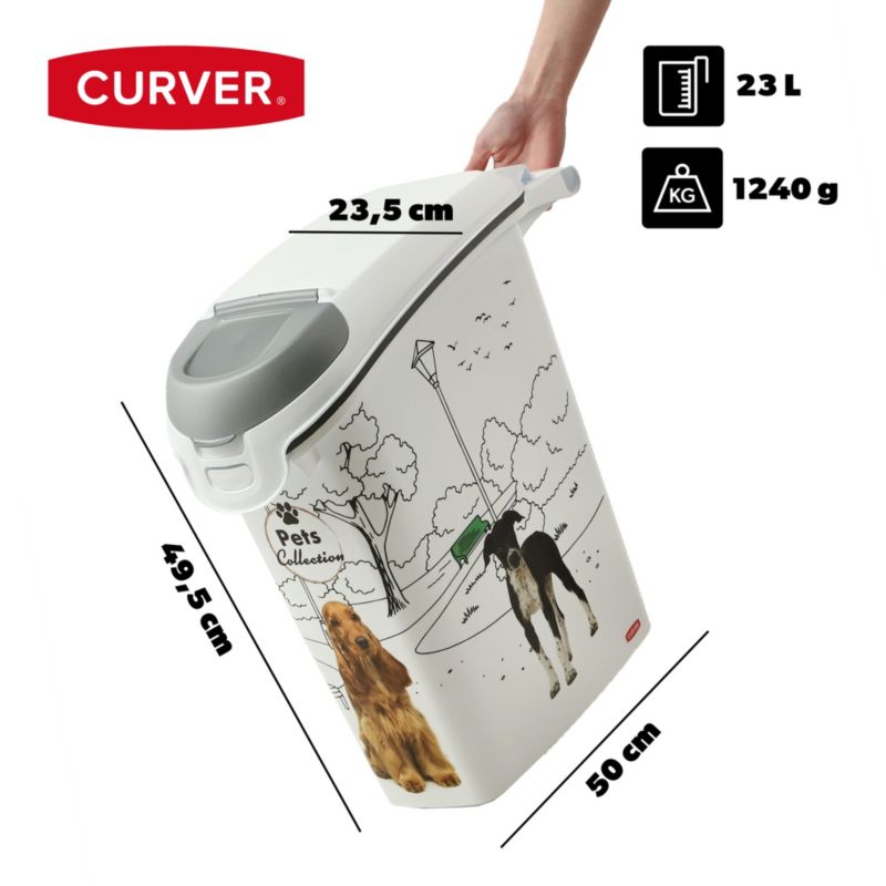 Curver Pet Life hundefoderbeholder 54L, 1 stk.