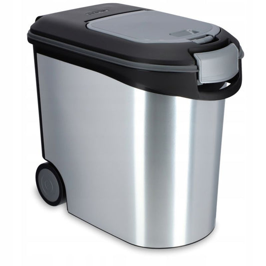 Curver madbeholder til kæledyr 35L, sølv