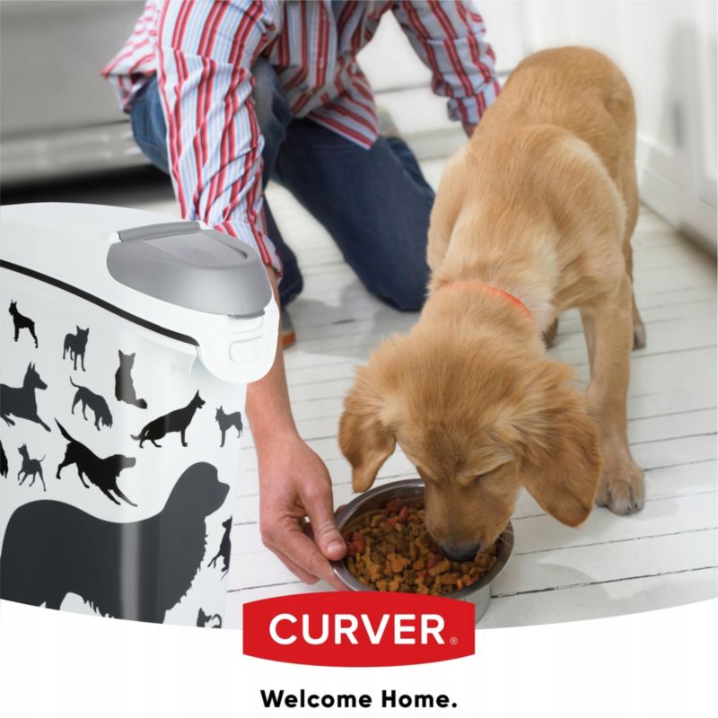 Curver Pet Life 10 kg foderbeholder til kæledyr
