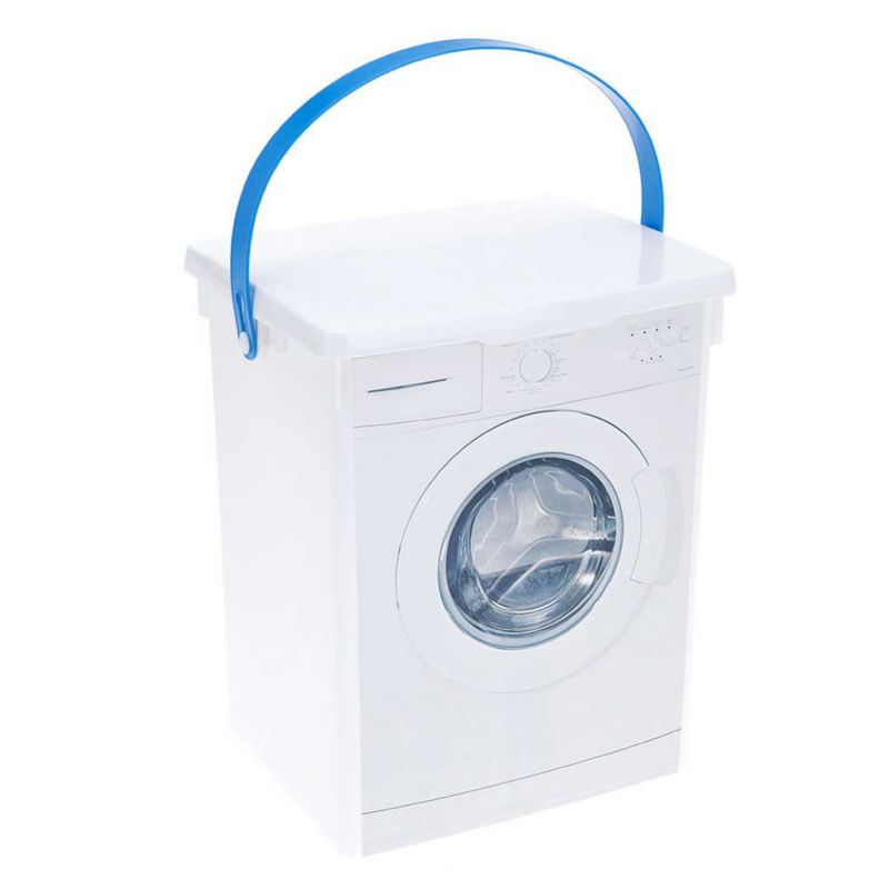Vaskepulverbeholder 5 L Hvid 23,5x19,5x18,5 cm