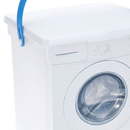 Vaskepulverbeholder 5 L Hvid 23,5x19,5x18,5 cm