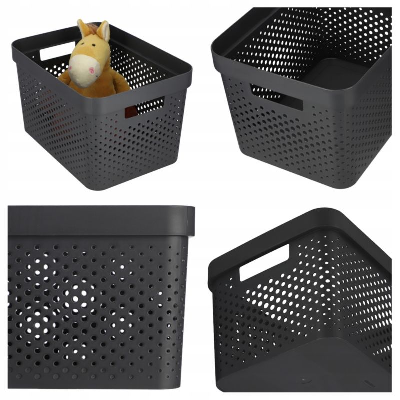 Infinity Eko Curver plastikbeholder 17L, antracit