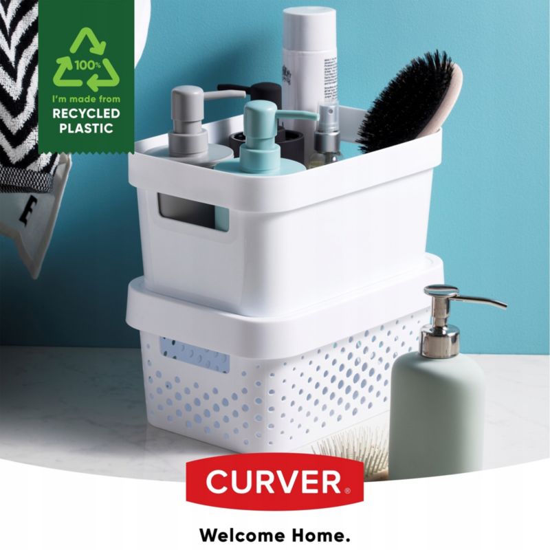 Infinity Eko Curver plastikbeholder 17L, hvid