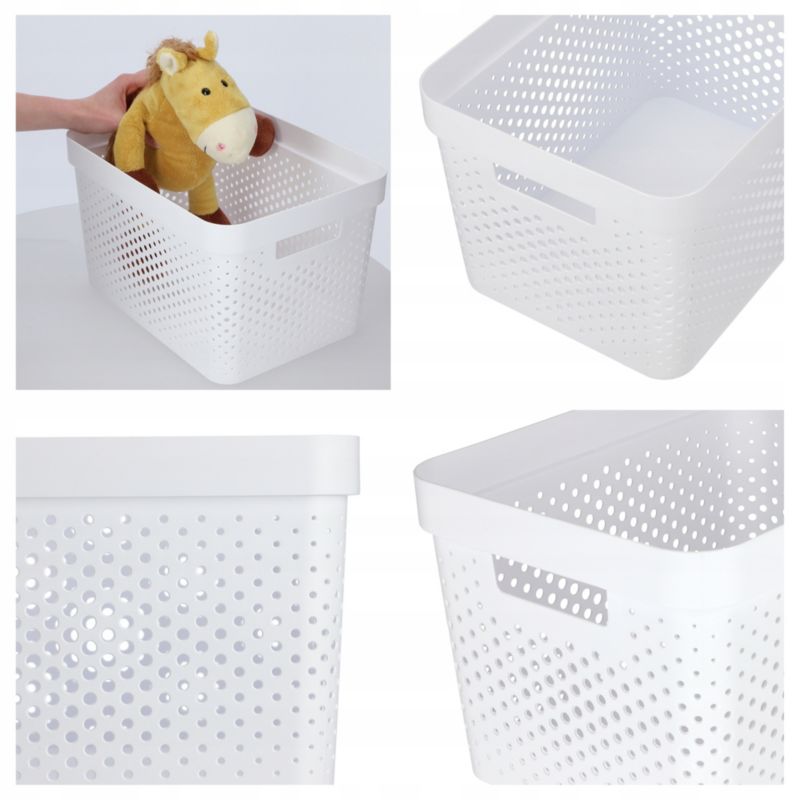 Infinity Eko Curver plastikbeholder 17L, hvid