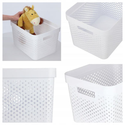 Infinity Eko Curver plastikbeholder 17L, hvid