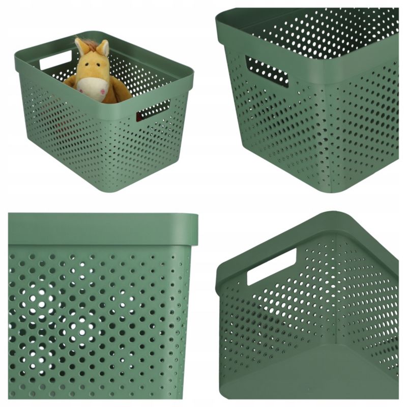 Infinity Eko Curver plastikbeholder 17L, grøn