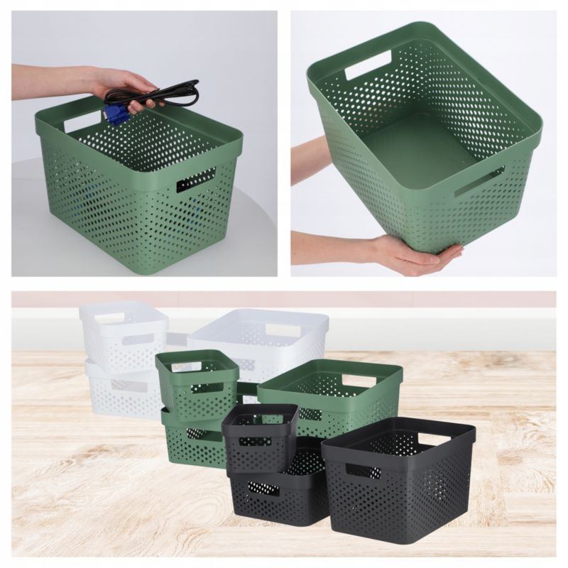 Infinity Eko Curver plastikbeholder 17L, grøn