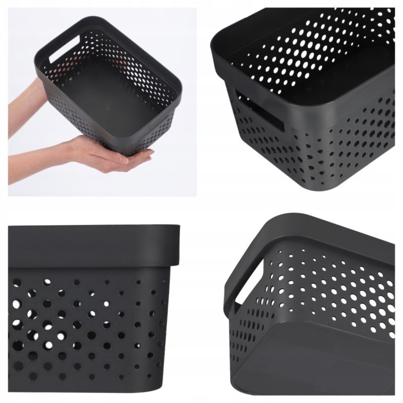 Infinity Eko Curver plastikbeholder 4,5 L, antracit