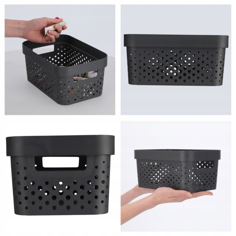 Infinity Eko Curver plastikbeholder 4,5 L, antracit