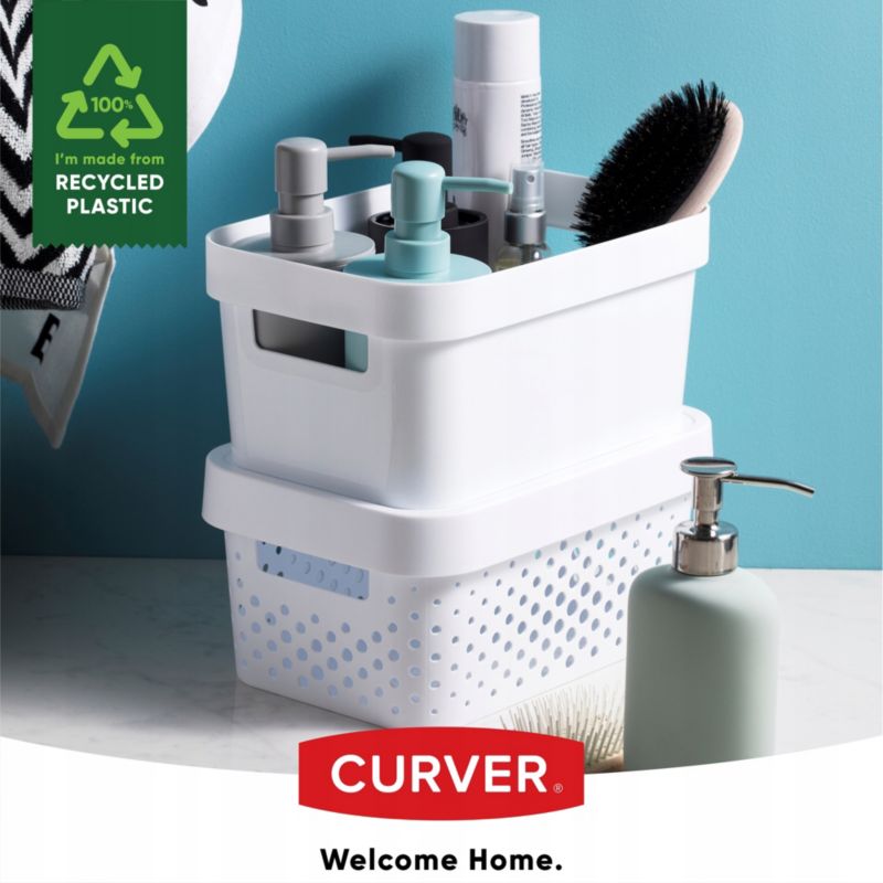 Infinity Eko Curver plastikbeholder 4,5 L, hvid