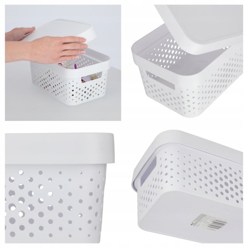 Infinity Eko Curver plastikbeholder 4,5 L, hvid