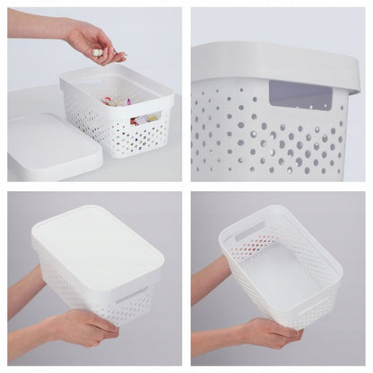 Infinity Eko Curver plastikbeholder 4,5 L, hvid