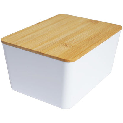 Opbevaringsboks Sepio Mona 17,5 x 13 x 8,5 cm Hvid