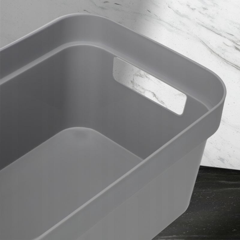 Opbevaringsboks med låg Infinity Curver 4,5L, lys grå