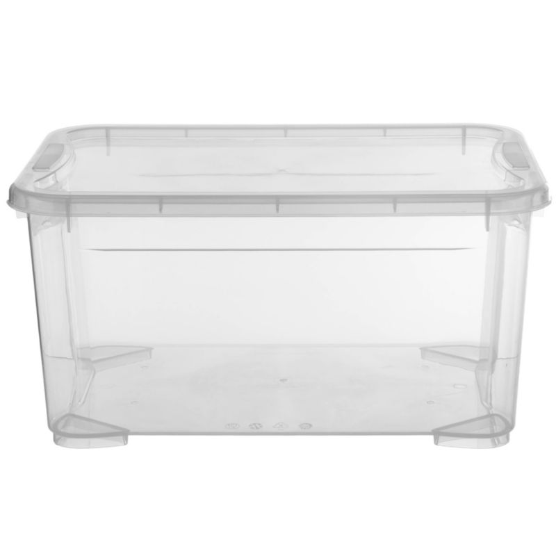 Curver T Box opbevaringsboks med låg 14L, transparent