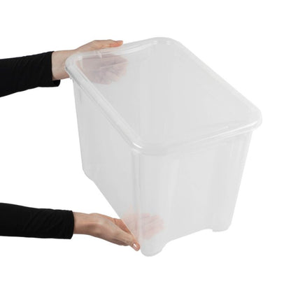 Curver T Box 20L opbevaringsboks med låg, transparent