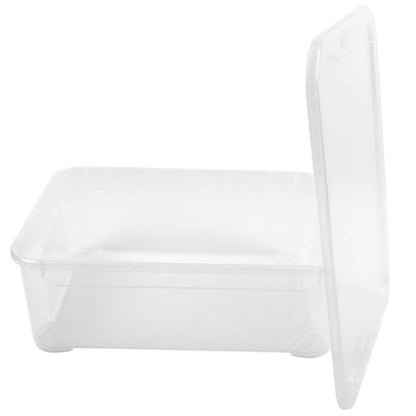 Opbevaringsboks med låg 32L Curver T Box, transparent
