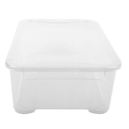Opbevaringsboks med låg 32L Curver T Box, transparent